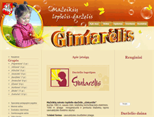Tablet Screenshot of ldgintarelis.lt